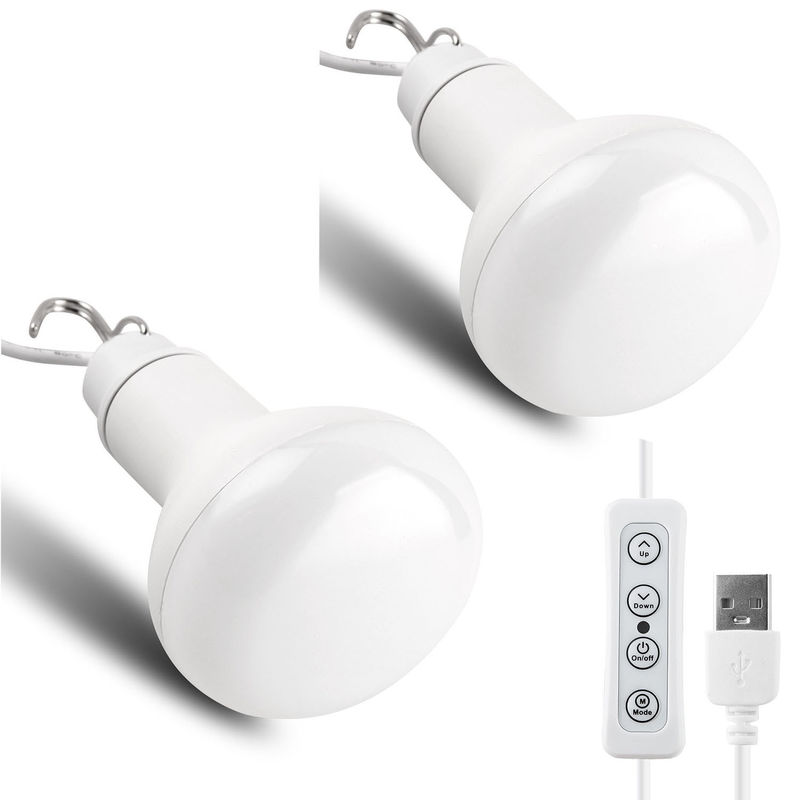 Color Warm White USB LED Light Bulbs 3000k - 6500k Color Temperature